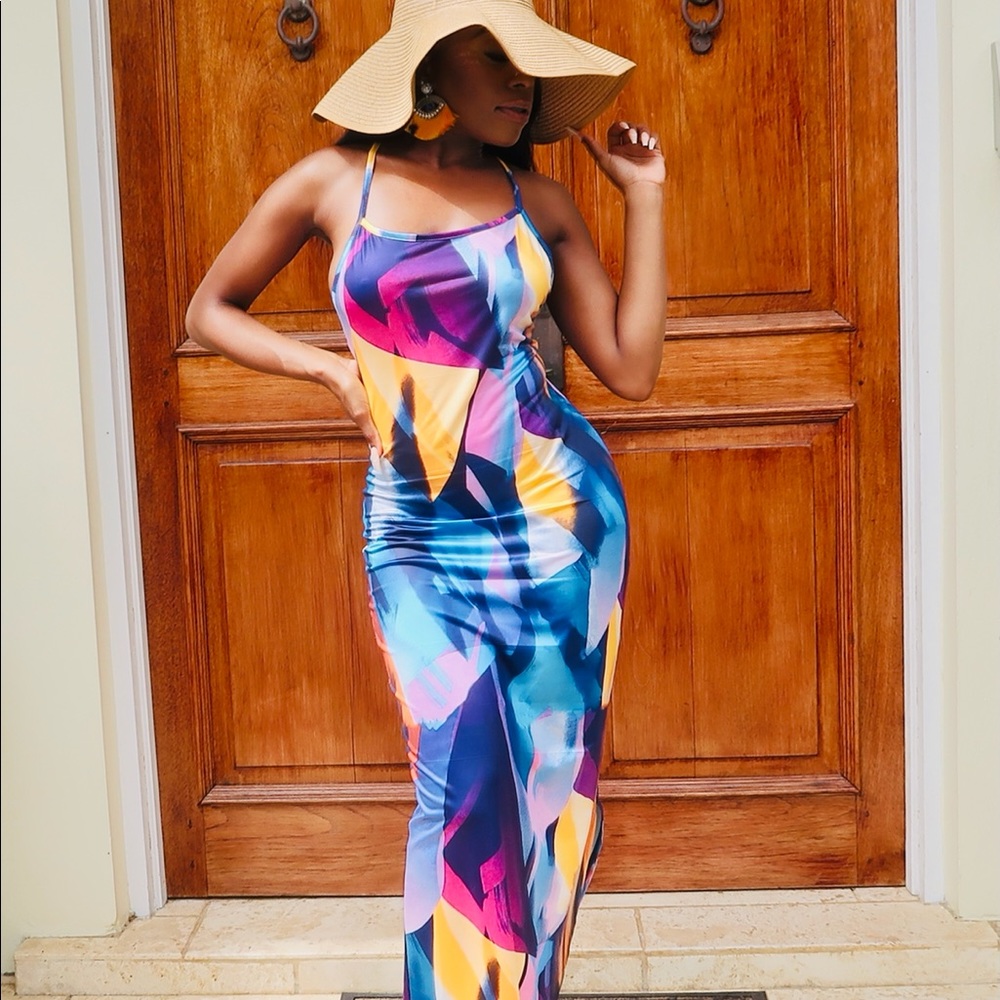 Multi maxi dress
